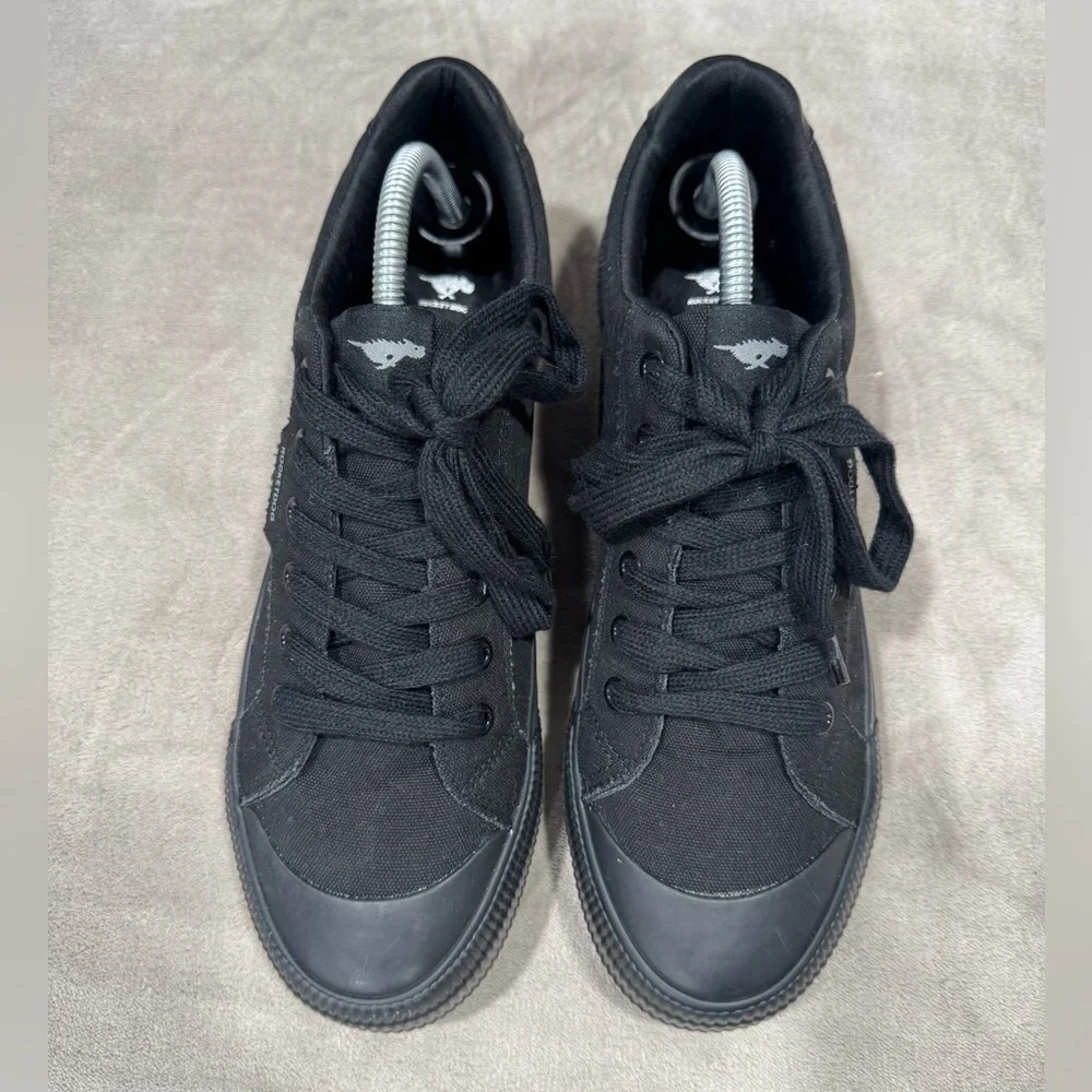 Rocket Dog Black Low-Top Canvas Sneakers - Picture 7 of 11